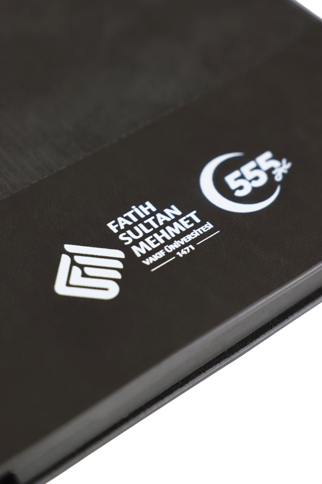 Fsm Kurumsal Defter A5 Yumuşak Kapak Çizgili Ayraçlı 120 Yaprak - Gri, logo detayı