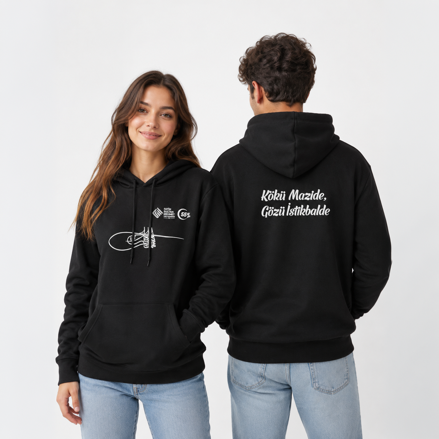Siyah Tuğralı HOODIE